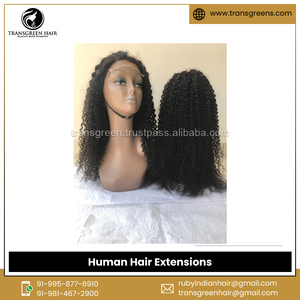 Outstanding Quality Raw Unprocessed Deep Curly 4x4 Closure <b>Wig</b> Available in Bulk Quantity From Indian Vendor - Product Image 3