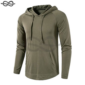 Hombres gimnasio entrenamiento activo manga larga pulóver ligero Sudadera con capucha Casual sudaderas con capucha Fitness deportes uso diario - Product Image 5