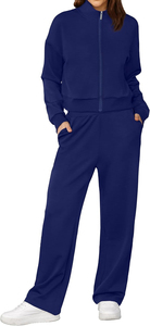 Servicio OEM, Chándal Deportivo Informal de Forro Polar Transpirable para Mujer, Ligero, de Alta Calidad, Talla Grande, al por Mayor - Product Image 4