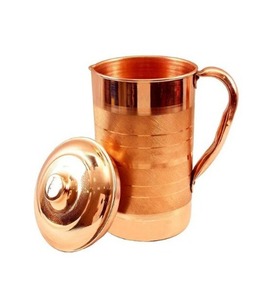 Articles à succès 2025, carafe en cuivre classique de luxe 1L, sublimez votre table avec la grâce classique du cuivre, pichet à eau de luxe 1L - Product Image 6