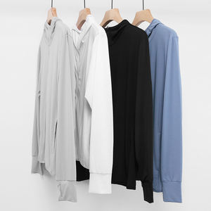 Sweat à capuche de pêche Anti-UV respirant léger de haute qualité T-shirt à manches longues de protection solaire à séchage rapide pour une utilisation MMA en été - Product Image 1