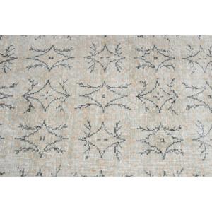 พรมตุรกี, พรมตกแต่งขนาด 3.4x6 ฟุต, พรมขนสัตว์สีขาวดำ - Product Image 4