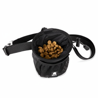 2026 Pochette de ceinture personnalisable classique pour friandises pour chiens et chats, légère, en polyester, imperméable, écologique, portable pour l'entraînement et le transport de nourriture