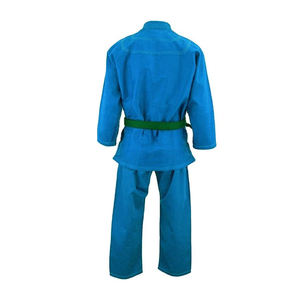 Factory Made Custom Martial Art BJJ Gi Jiu Jitsu Uniform 100% Cotton Embroidered Sports Wear with <b>Belt</b> Labels Inside Lining - Product Image 3