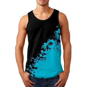 Venta al por mayor diseño personalizado secado rápido deportes transpirable sublimación camiseta sin mangas de poliéster de alta calidad Fitness gimnasio camiseta sin mangas para los hombres - Product Image 3