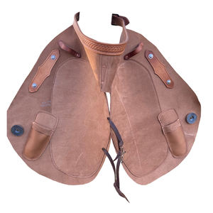 Tablier de maréchal-ferrant professionnel en cuir de vache résistant pour le sabotage et le toilettage des chevaux, instruments vétérinaires équestres - Product Image 5