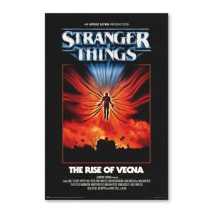 Poster de la série Stranger Things Saison 5 de style moderne (lot de 3) # 1) Design en papier pour la décoration murale - Product Image 6