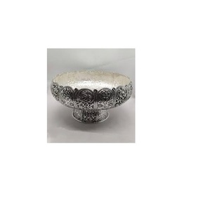 High Quality Eco-Friendly Modern Stylish <b>Silver</b> Metal Decorative Serving <b>Bowl</b> for Fruit Home Decor - Product Image 6
