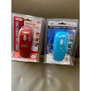 Ouvre-boîte électrique de luxe TV Asseen, ouvre-bocal domestique facile à utiliser en acier inoxydable et bois, logo personnalisable, emballage en boîte plastique - Product Image 1