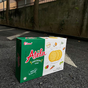 Crackers aux légumes ATELA parfaitement cuits 342G Collation croustillante en format bouchée OEM Usine vietnamienne directe - Product Image 2
