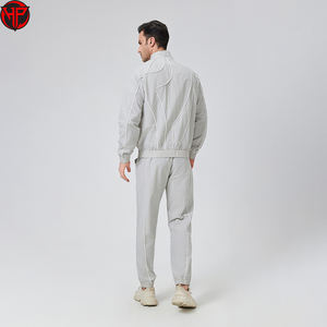 Conjunto de Chaqueta Cortavientos de Diseño Personalizado, Traje Deportivo de Dos Piezas, Traje Deportivo de Nailon, Conjunto Cortavientos Personalizado para Hombre - Product Image 5