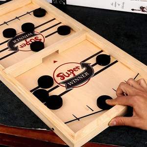 Jeu de hockey sur doigts en bois |   Bonne qualité, finition optimale |   Travaux artisanaux en gros, prix d'usine, meilleur prix - Product Image 2