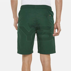 Pantalones cortos deportivos de lona con patrón sólido para correr Atlético estilo informal elástico de cintura media rendimiento Digital entrenamiento básico liso - Product Image 4
