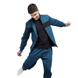 Chándales de diseño profesional transpirables para hombre, novedad, logotipo personalizado, patrón sólido, precio para uso en invierno - Product Image 1