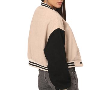 2025 abrigo de cuero completamente genuino con cremallera frontal para mujer, chaqueta transpirable de cuero para mujer, ropa de calle, chaquetas universitarias para mujer - Product Image 2