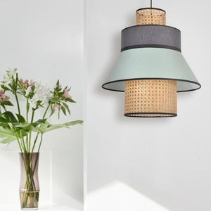 Abat-jour suspendu en rotin naturel Design traditionnel Style de ferme moderne rustique pour la décoration de la maison-Plafonnier en gros - Product Image 3