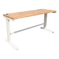 Banc de travail électrique réglable en hauteur de 168 cm, double moteur, meilleure qualité, mobilier de bureau, 220 V, bureau relevable, table assis-debout