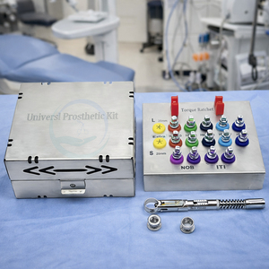 Destornillador de Torque Manual Universal para Implantes Dentales, Herramienta de Trinquete de Acero Inoxidable con Agarre Ergonómico para Restauración Protésica de Coronas - Product Image 6
