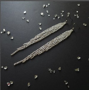 Luxury Quality Emerald <b>Green</b> Beaded Tassel Shiny Beaded <b>Earrings</b> Long Fringe Bead <b>Earring</b> Bohemian <b>Earring</b> - Product Image 2