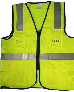 Gilet de sécurité haute visibilité pour homme, conforme à la norme ANSI Classe 1 et EN ISO 20471 Classe 2, imperméable, avec éclairage LED, pour la sécurité routière, taille personnalisable - Product Image 6