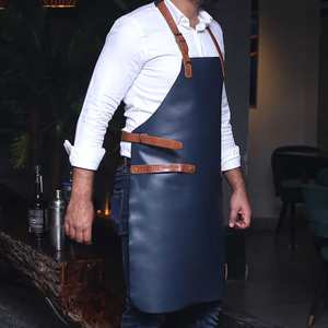 Delantal de Soldadura de Cuero de Grado Profesional, Acabado Rústico, Diseño Personalizable, Unisex, Uso Industrial, Protección de Alta Calidad - Product Image 3