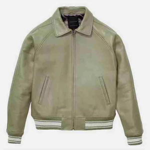 Chaqueta Avirex de Cuero Vacuno Genuino Clásica Personalizada al por Mayor de Súper Calidad en Oferta - Product Image 3