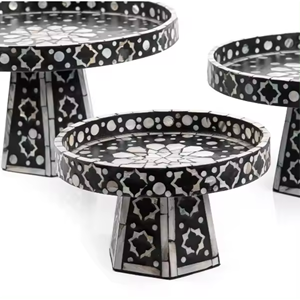 Wholesale Cheap Price Beautiful Design Handicraft <b>Chocolate</b> MOP Tray for <b>Ramadan</b> Eid Fesstival From Vietnam - Product Image 3