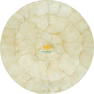 Assiettes de présentation en incrustation de nacres fabriquées pour la salle à manger Vaisselle rustique Vaisselle Décoration Napperon Offre Spéciale - Product Image 1