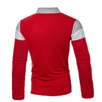 T-shirt à manches longues pour homme de qualité supérieure, col rond décontracté, logo personnalisé sur le devant, 100% coton respirant, coupe ample en toile