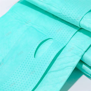 Almohadilla de Camilla transpirable no tejida desechable para <span class=keywords><strong>Hospital</strong></span>, cubiertas de hoja de camilla para ambulancia, hoja de transferencia de pacientes, mango recortado - Product Image 4