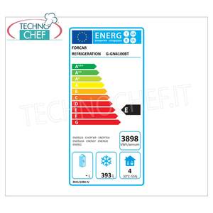 Equipo de Refrigeración Comercial Forcar GN4100BT, Mesa Congeladora de 4 Puertas con Temperatura Controlada Gas R290 Clase D -18/-22C - Product Image 3