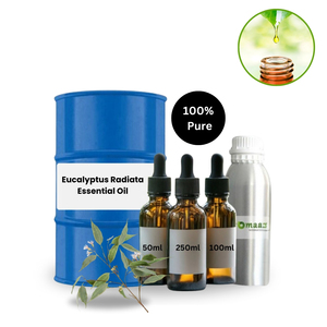 Huile essentielle d'eucalyptus radiata pure Aromaaz International (ingrédient bois de santal) - Blanchissant hydratant pour tous les types de peau - Product Image 1