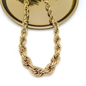 ชุดพิเศษวินเทจหนาสร้อยคอทองบิด (50เซนติเมตร) - Product Image 1