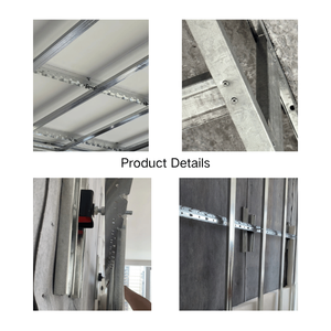 Profilé en acier galvanisé certifié CE de 50-150 mm pour cloisons sèches, systèmes de cloisons en plaques de plâtre et plafonds - Ignifuge et résistant à la corrosion - Product Image 4