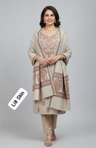 Ssumaira ชุดเดรสปักลาย anarkali Pashmina 3ชิ้นสำหรับฤดูหนาว - Product Image 5