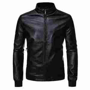 แจ็กเก็ตหนังจระเข้ลายนูนสีน้ำตาลสำหรับผู้ชายงานแฮนด์เมดสำหรับหนังจระเข้พื้นผิวหนังจระเข้แจ็คเก็ตหนังสำเร็จรูป - Product Image 1