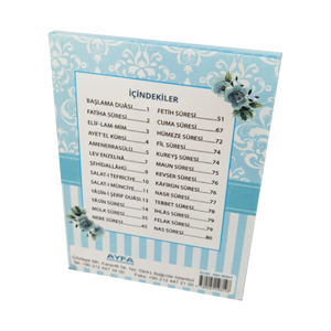 Lecteur de Coran 080Blue de poche avec 41 Yasin-i Erif, prononciation et traduction arabe-turque, couverture en carton de 80 pages - Product Image 4