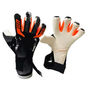 Dernier design en stock, haute qualité, personnalisable, nouveau gant de football en latex imperméable à doigts complets avec sangle de poignet réglable pour l'extérieur - Product Image 1
