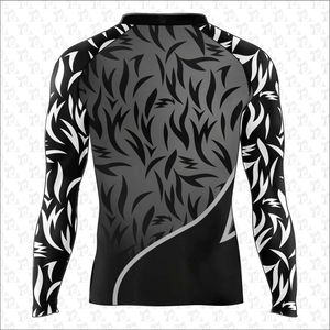 Long Sleeve Rash Guard for <b>Men's</b> quick dry custom logo and design <b>Compression</b> <b>Shirts</b> <b>Men</b> rash guards wholesale customized - Product Image 6