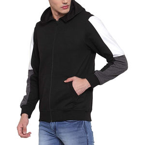 Sudaderas con cremallera de ropa de calle superventas para hombre, sudaderas con cremallera de tela suave de proveedor directo de fábrica para hombre - Product Image 3