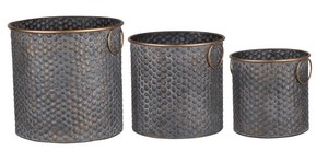 Unique Latest Design Brass Flower Planter Modern Home Desktop Handmade Polished and Packing 3 Different Size - Product Image 3