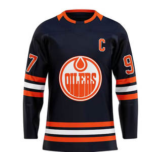 Maillot de Hockey sur glace Sublimation personnalisé de haute qualité pour hommes patron de couture 2024 vente en gros 100 Polyester vêtements de sport unisexe pour adultes - Product Image 3