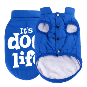 Sudadera con Capucha para Perro, Otoño Invierno, Forro Polar, Impermeable, Poliéster, Algodón, Abrigo, Chaqueta Cálida para Perros Medianos y Grandes y Gatos - Product Image 1