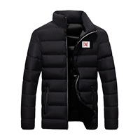 Veste matelassée zippée imperméable et coupe-vent confortable pour homme, service OEM, vente en gros personnalisée, saison hivernale, toile de rue