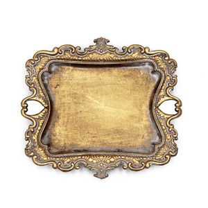 Plateaux de service décoratifs faits à la main en laiton et aluminium, élégants, pour hôtels, maisons et décoration de table - Product Image 4