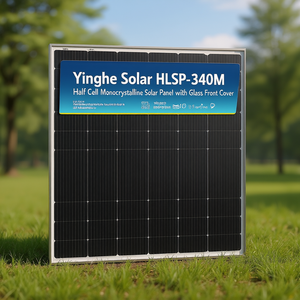 Panneau solaire monocristallin à demi-cellules Yinghe Solar HLSP-340M avec couvercle avant en verre - Product Image 3
