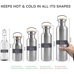 Bambaw Insulated Bottle 1000 Ml Stainless Steel Lead Free Water Bottle For Travel Outdoor Use - Product Image 3