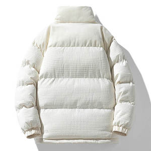 Chaqueta acolchada cálida de invierno para hombre al por mayor mejor calidad a prueba de viento impermeable 100% nailon informal algodón piel decoración OEM mantenido - Product Image 2