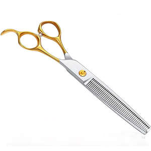 Ciseaux à effiler professionnels en acier inoxydable, respirants, de haute qualité, grade A+, outils de coupe de cheveux pour les fournitures de salon de coiffure - Product Image 1