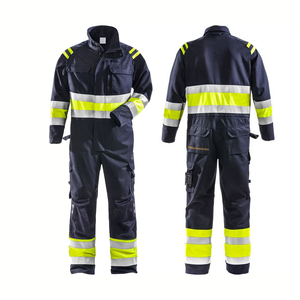 Uniformes OEM de alta calidad 2024 para hombre, ropa de trabajo de construcción, ropa de trabajo impermeable de nailon y poliéster de alta visibilidad para verano - Product Image 1